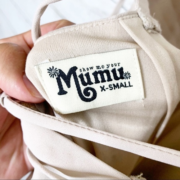 NWT Godshaw Goddess Beige Maxi Boho Dress - Picture 7 of 9